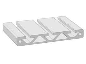 Alu profiel 16 x 120