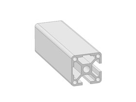 Alu profiel 30 x 30 - 2N90