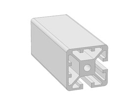 Alu profiel 40 x 40L - 2N90