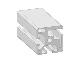 Alu profiel 40 x 40KL