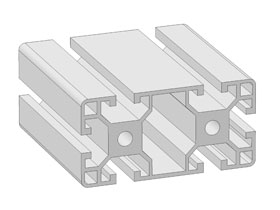 Alu profiel 40 x 80L