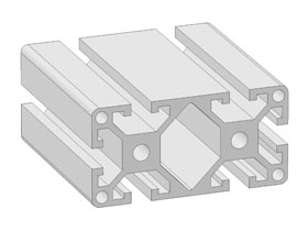 Alu profiel 40 x 80N