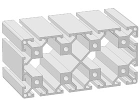 Alu profiel 80 x 160N