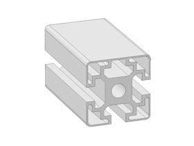 Alu profiel 45 x 45L - 1N