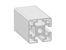 Alu profiel 45 x 45L - 2N90