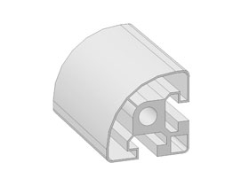 Alu profiel 45 x 45L - R