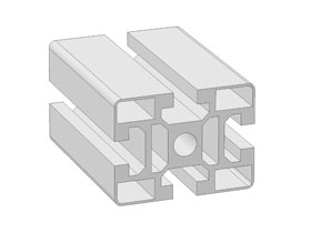 Alu profiel 45 x 60L