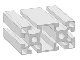 Alu profiel 45 x 90L