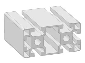 Alu profiel 45 x 90L - 1N