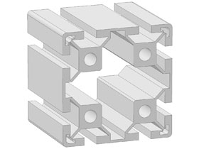 Alu profiel 90 x 90L