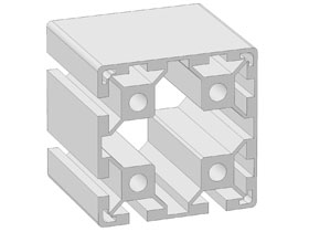 Alu profiel 90 x 90L - 4N90