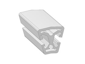 Alu rondprofiel 40 R80-30 Gr.