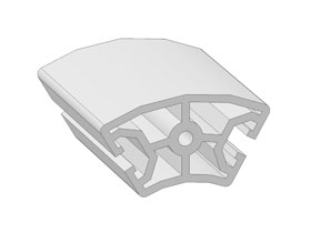 Alu rondprofiel 40 R80-60 Gr.