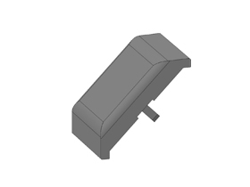 Afdekkap hoekstuk 20 x 20, basic