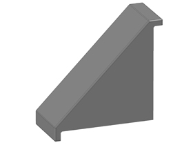 Afdekkap hoekstuk 40 x 80, basic