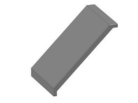 Afdekkap hoekstuk 80 x 80, basic