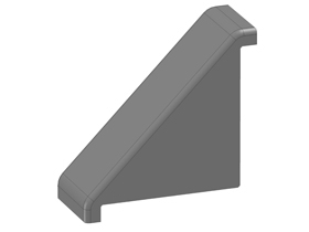 Afdekkap hoekstuk 45 x 90, basic