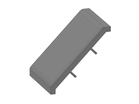 Afdekkap hoekstuk 60 x 60, basic