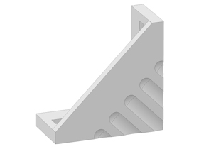 Hoekstuk 45 x 90, luxury