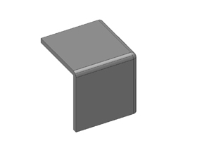 Vierkante afdekkap XYZ hoekstuk 20