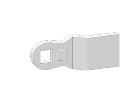 Sluitlip voor profiel 45