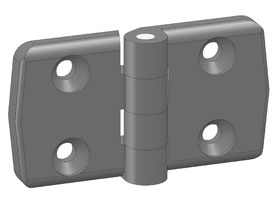 Designscharnier 45 x 45