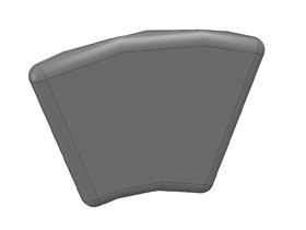 Afdekkap 40 - 45 gr.