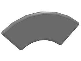 Afdekkap 40 - 90 gr.