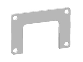 Afdekkap voor schuifprofiel 40/80                                                                                                                               