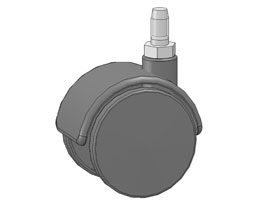 Meubelwiel diam. 50, M8 x 12