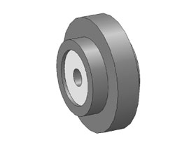 Looprol diam. 39, sleuf 8