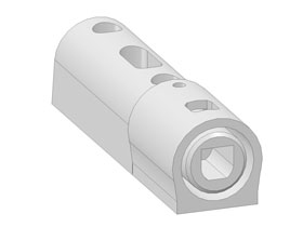 Trapleuningmontagevoet TGHF 40