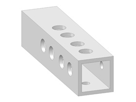 Hoekverbindingsstuk links