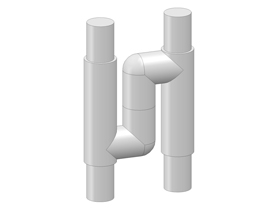 Leuningklemstuk TSI40 Links