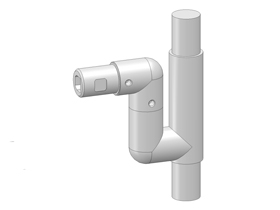 Leuningklemstuk TSI40-WI Rechts