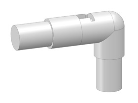 Leuningklemstuk WI40-SW1