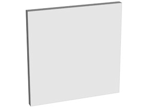 HPL 6 mm, wit, lichte structuur