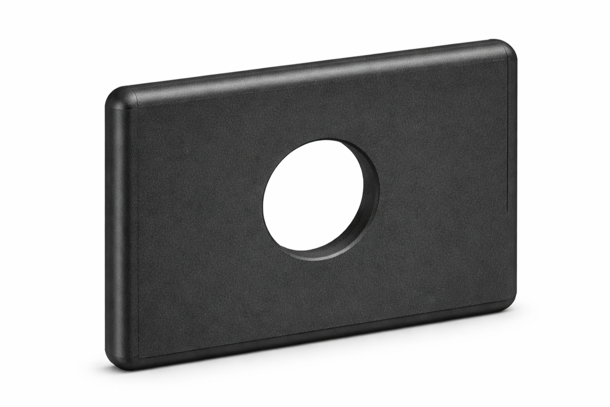 Afdekkap 45 x 60, gat rond 17