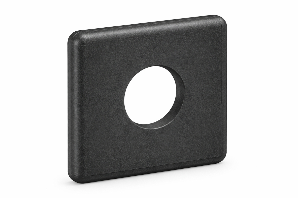 Afdekkap 45 x 45, gat rond 17