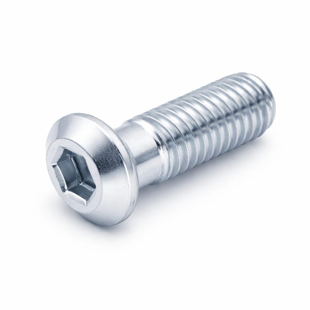 Cilindrische inbusbout halfrond, M12 x 30