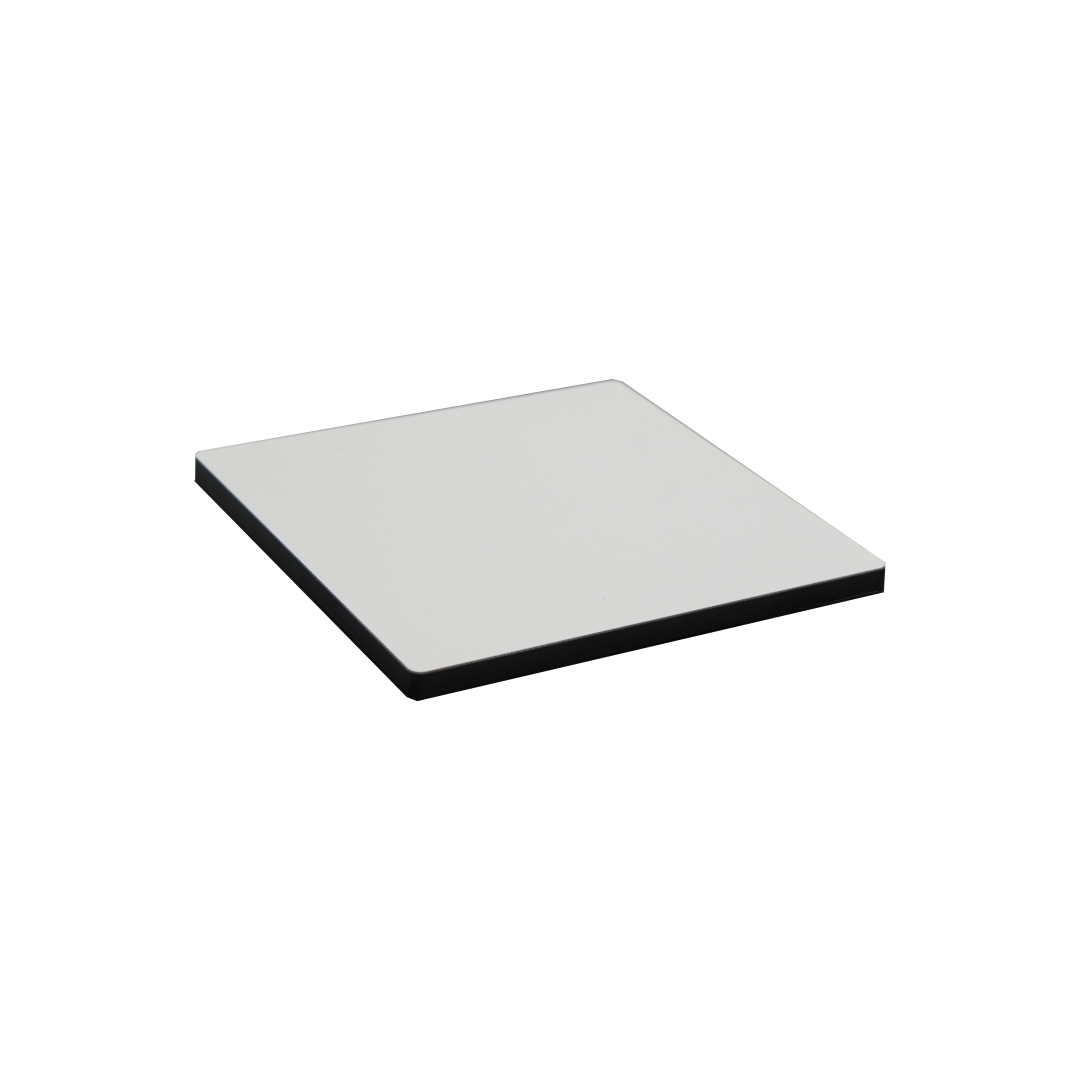 HPL 10 mm, wit, lichte structuur