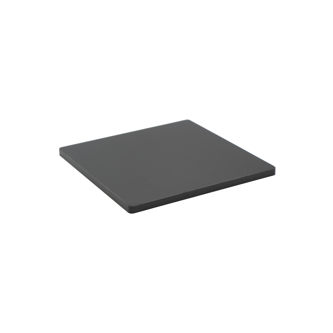 HPL 10 mm, zwart, lichte structuur