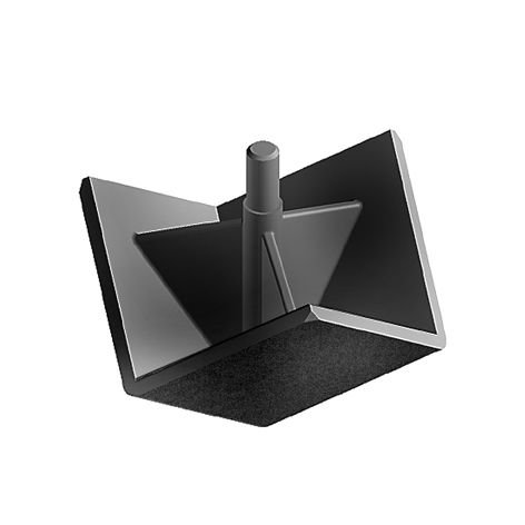 Vierkante afdekkap XYZ hoekstuk 30