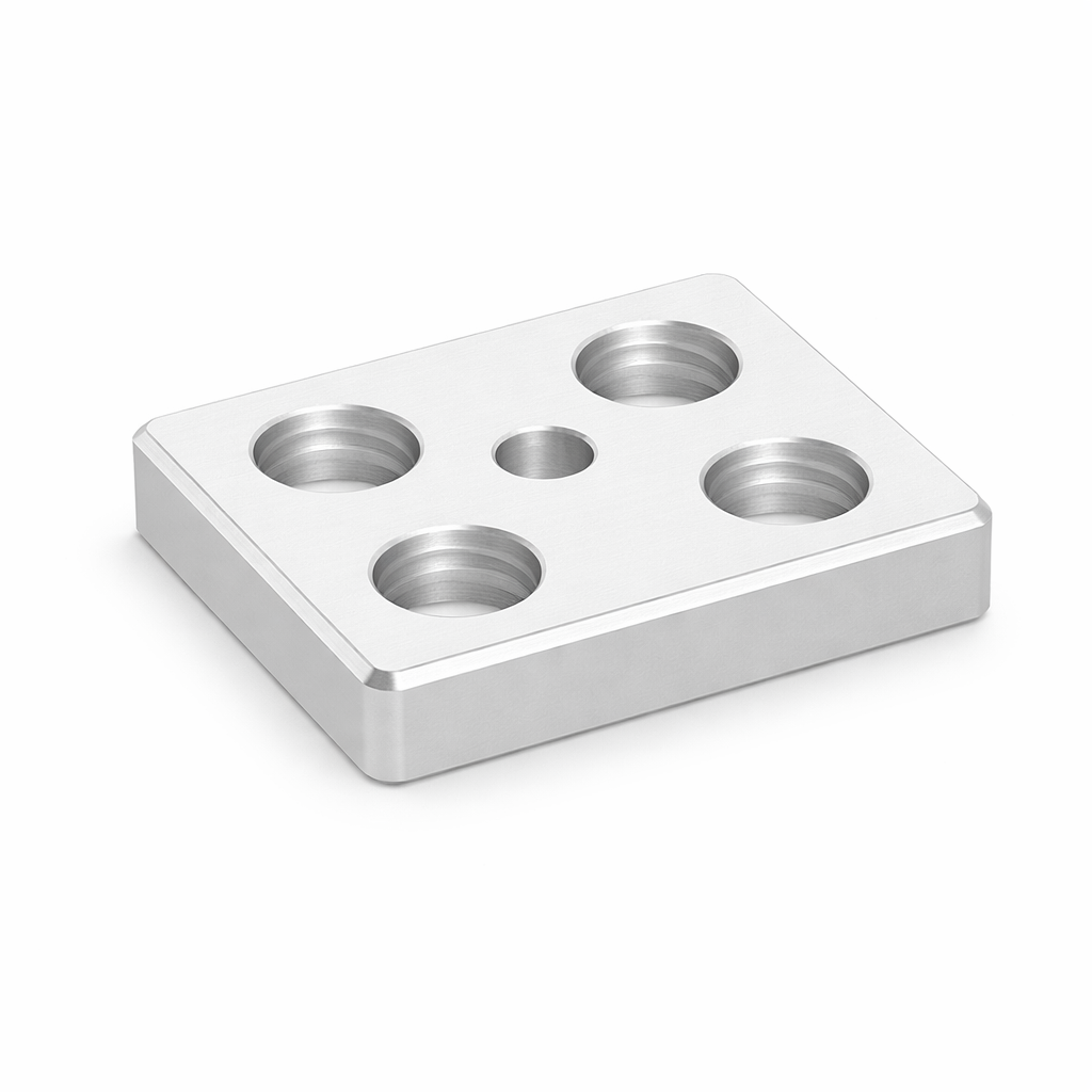 Voetplaat, 40 x 40, M10